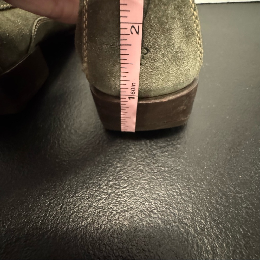 🌿 Vintage Cole Haan Country Olive Suede Loafers – Size 7B - Picture 7 of 11